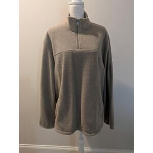 Men's Croft & Barrow Arctic Fleece 1/4 Quarter Zip Pullover Sweater Size Large
